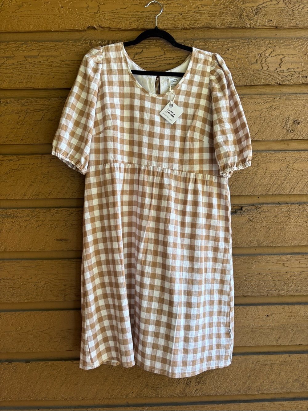NWT The North Kinder Gingham Jilly Dress